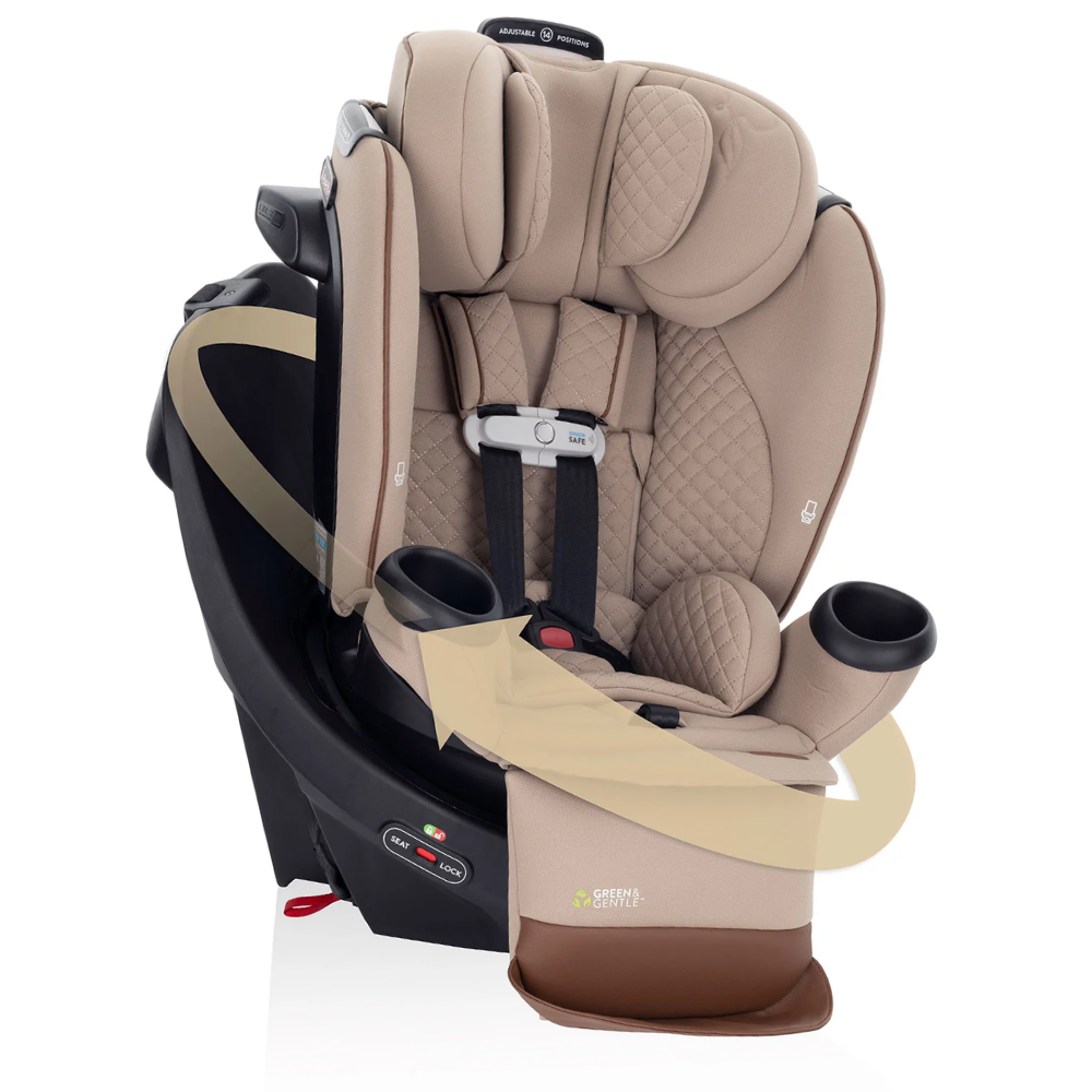 360° Pivot Convertible Car Seat for Kids