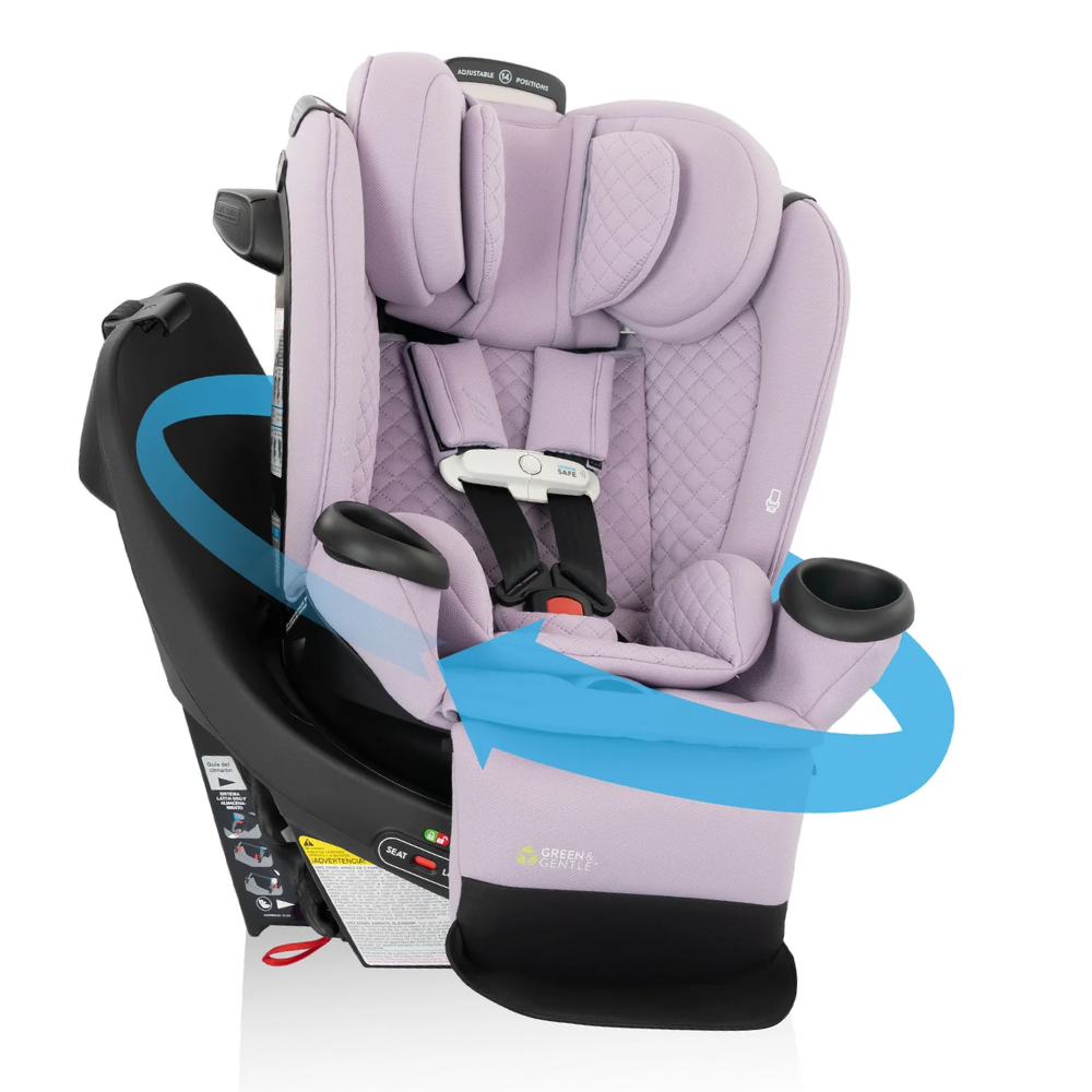 360° Pivot Convertible Car Seat for Kids